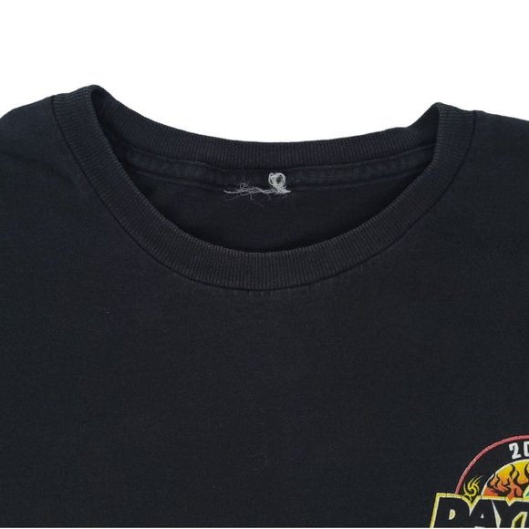 Daytona Beach Bike Week 2004 T Shirt Size M 63 Years Short Sleeve Black - Picture 12 of 12